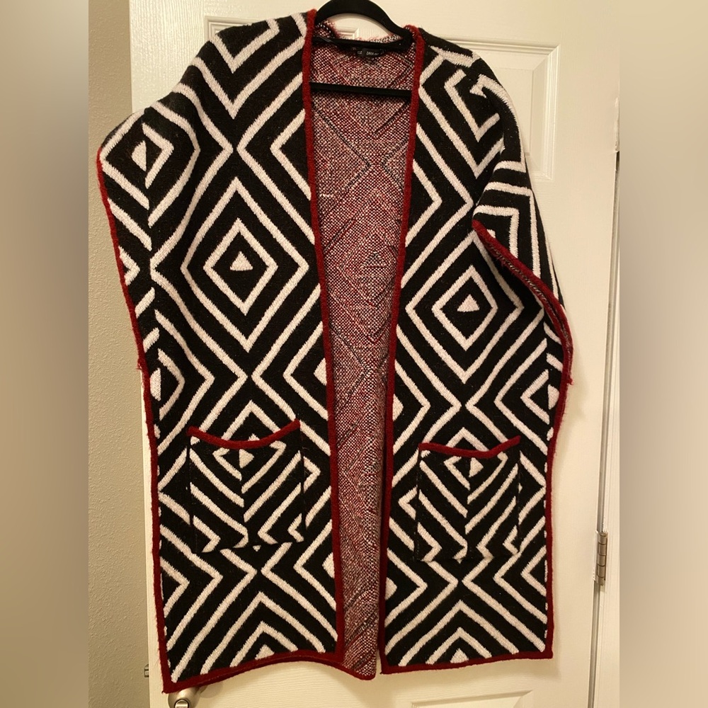 Zara knit long vest